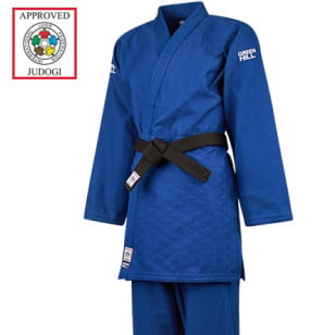 Kimono de Judô Green Hill Olímpico Aprovado FIJ Azul