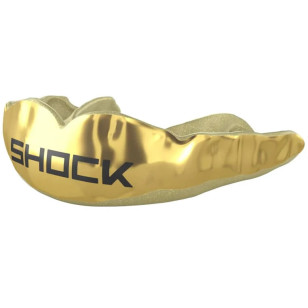 protetor bucal simples shock doctor microfit dourado
